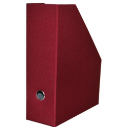 Νext θήκη περιοδικών σκληρή fabrics μπορντώ Υ33x27x10εκ.